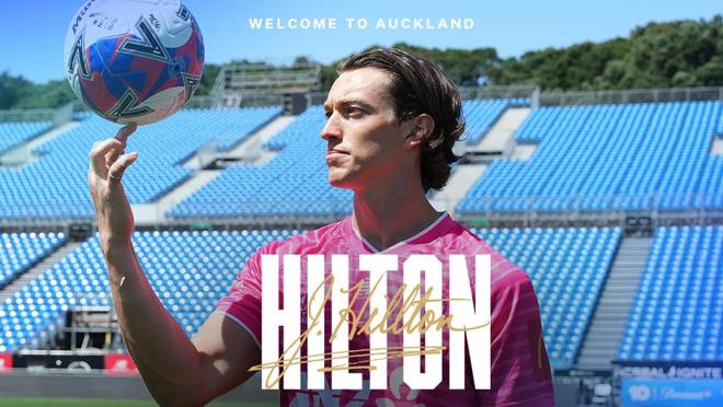 官方：奥克兰FC签下马可尼神驹门将吉米-希尔顿双方签约至赛季末